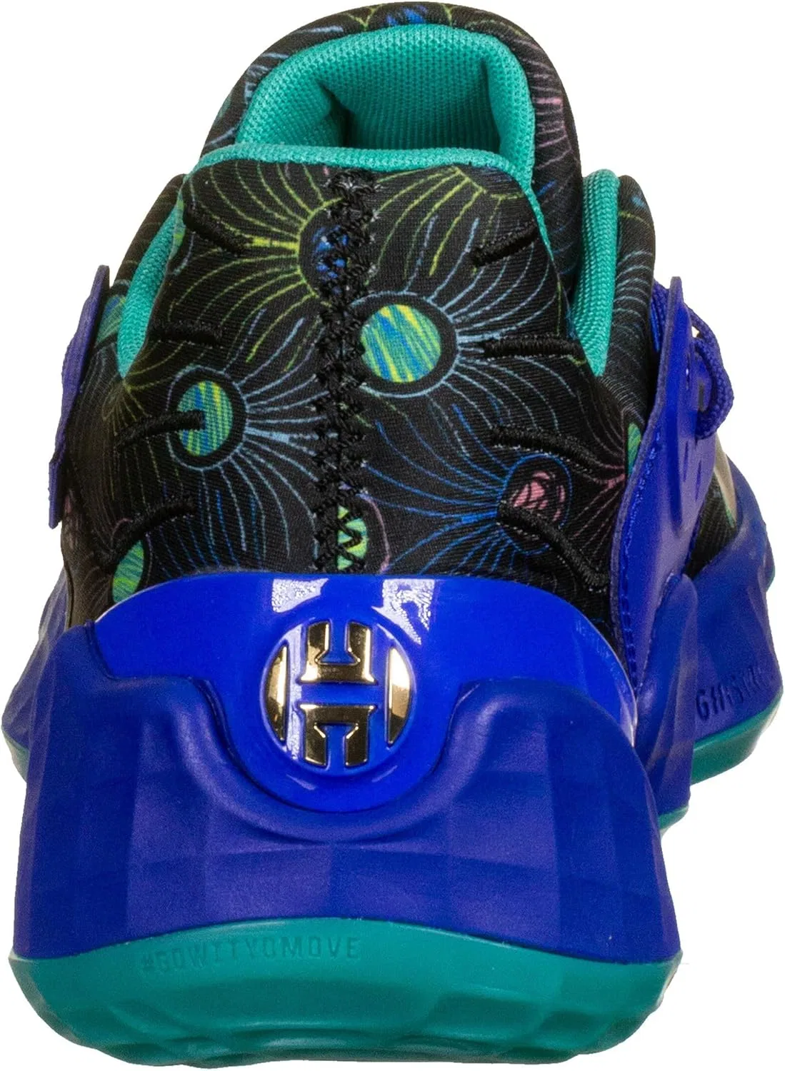 Мужские баскетбольные кроссовки Adidas Performance Harden Vol. 4, Blue Gold — фото 3