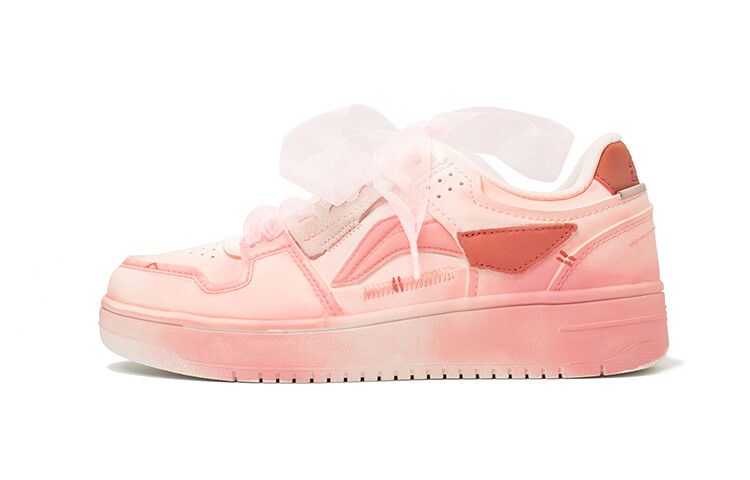 

Кроссовки LINING Tianji Series Skateboarding Shoes Women's Low-top Powder, цвет Coral