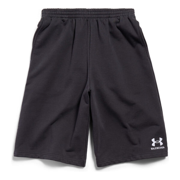 

Шорты x under armour large shorts 'black white' Balenciaga, черный