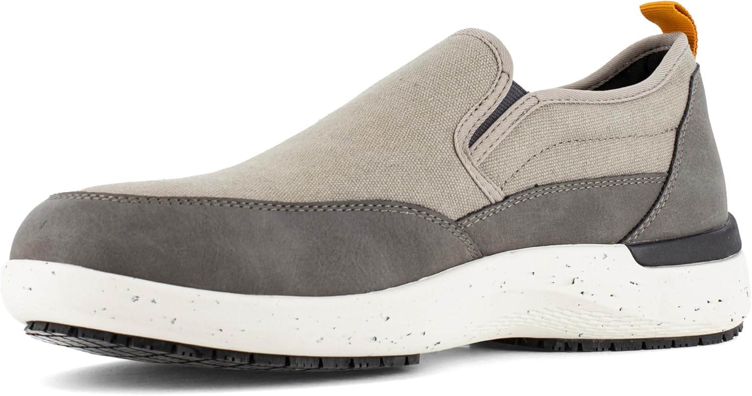 Мужские рабочие кроссовки Rockport Truflex Fly Mudguard Work Powered by MaxTrax Construction Shoe Rockport Works, бежевый — фото 4
