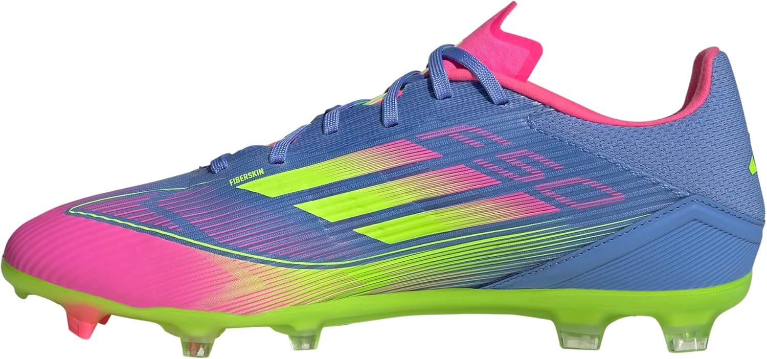 Кроссовки Adidas Unisex-Adult F50 Лига Firm Ground/Multi Ground, розовый/голубой — фото 4