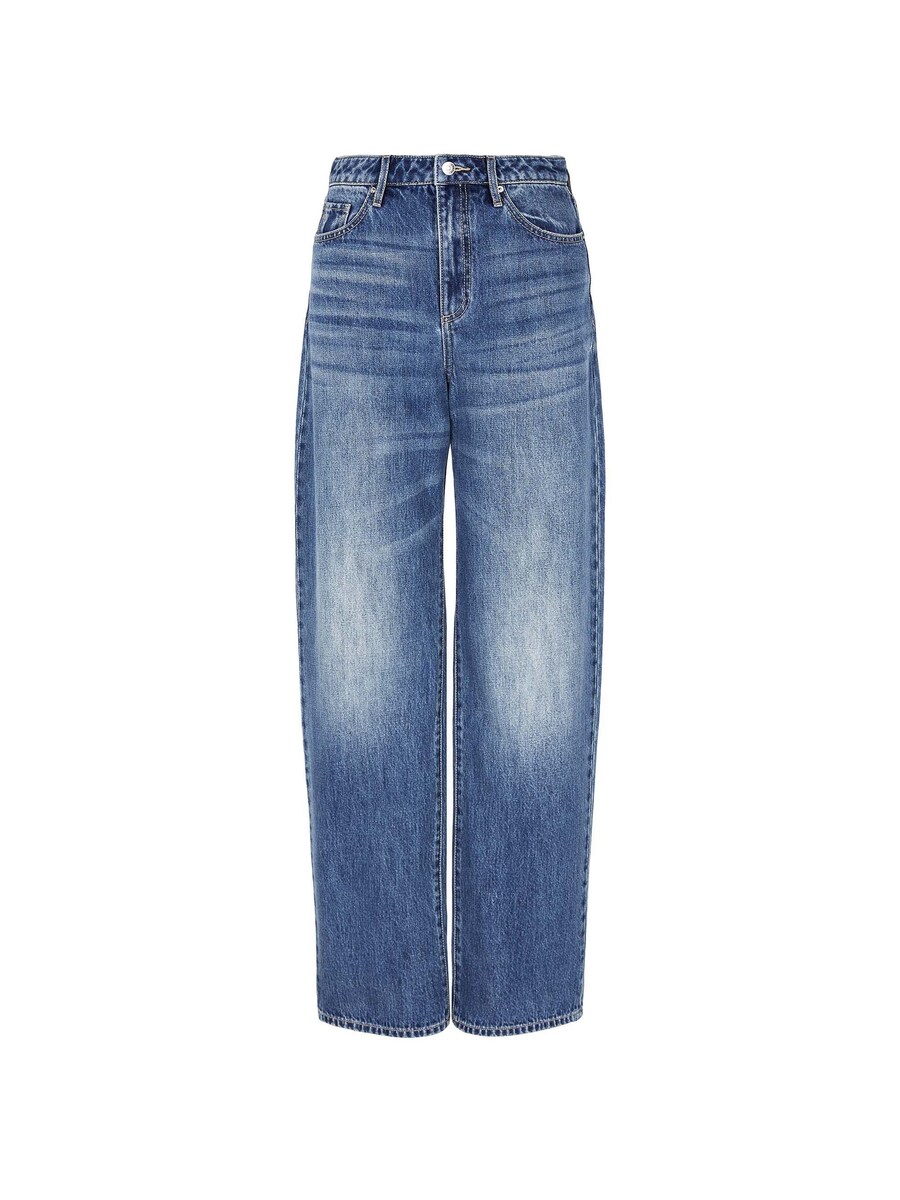

Джинсы свободного кроя ARMANI EXCHANGE, синий деним