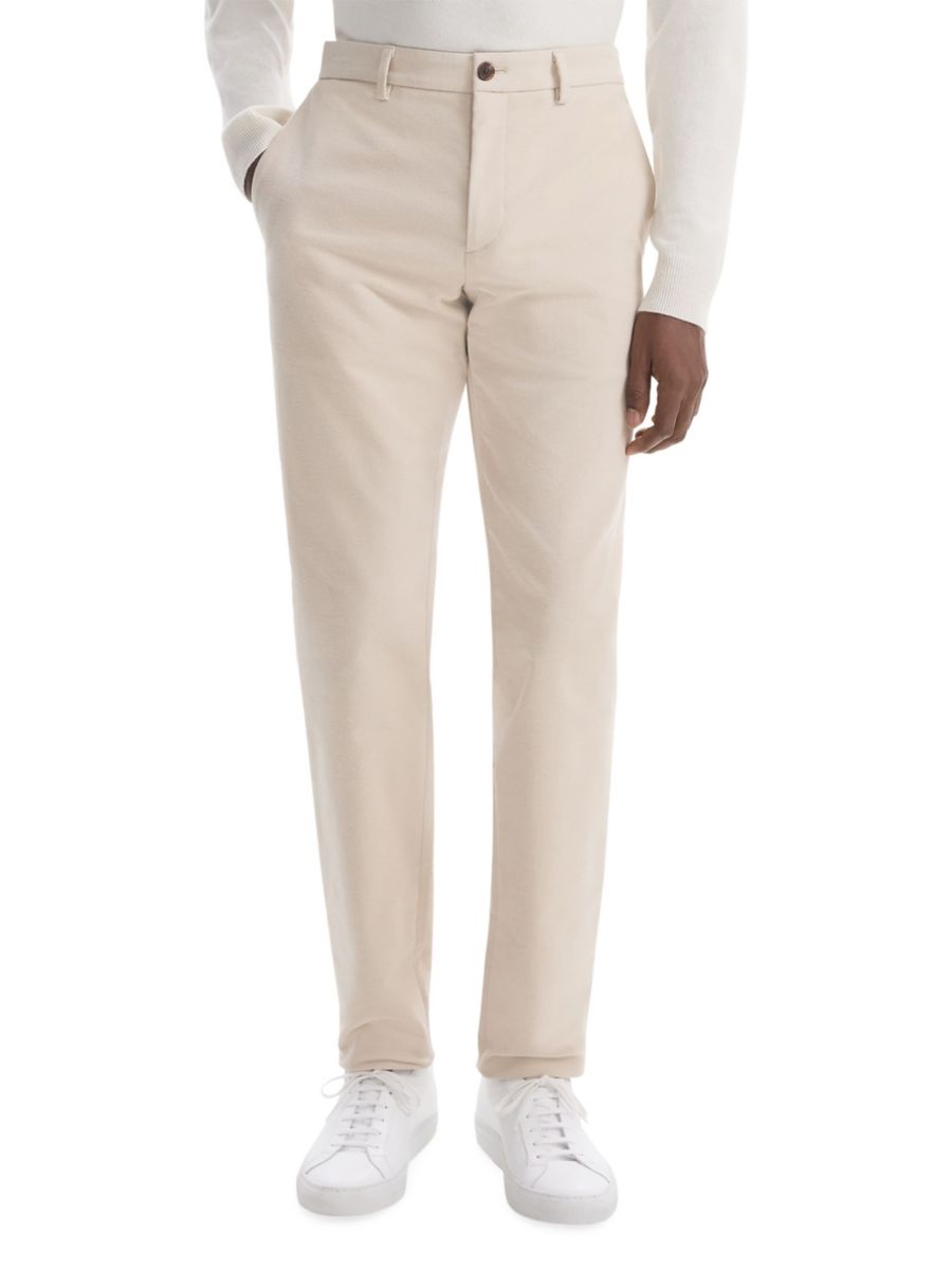 

Брюки Zaine из эластичного хлопкового твила Theory, песочный