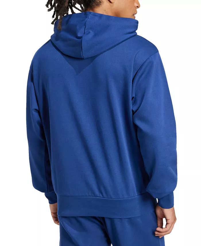 Мужская базовая толстовка FeelCozy из флиса Adidas, синий — фото 2