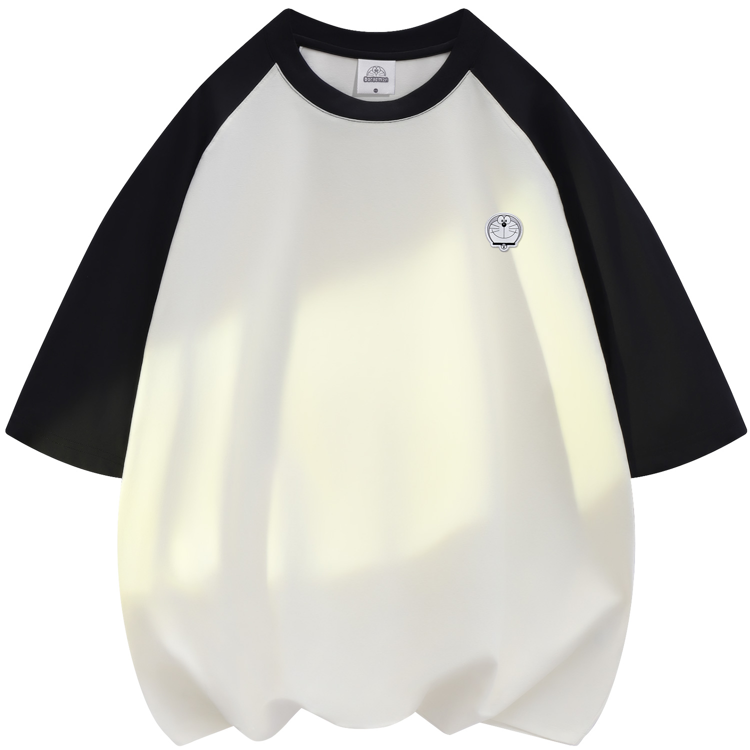 

Футболка унисекс Doraemon, Light Khaki (Half Stripes)