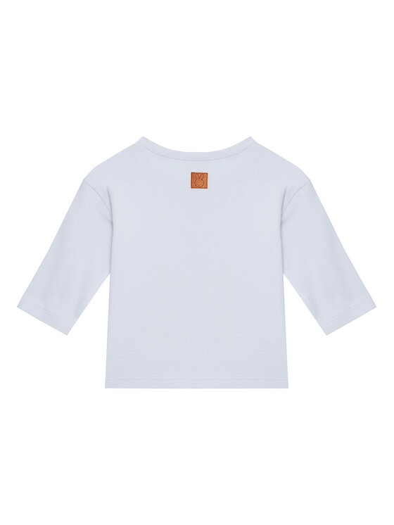Блузка обычного кроя 3I9WA105Q United Colors Of Benetton, синий — фото 2