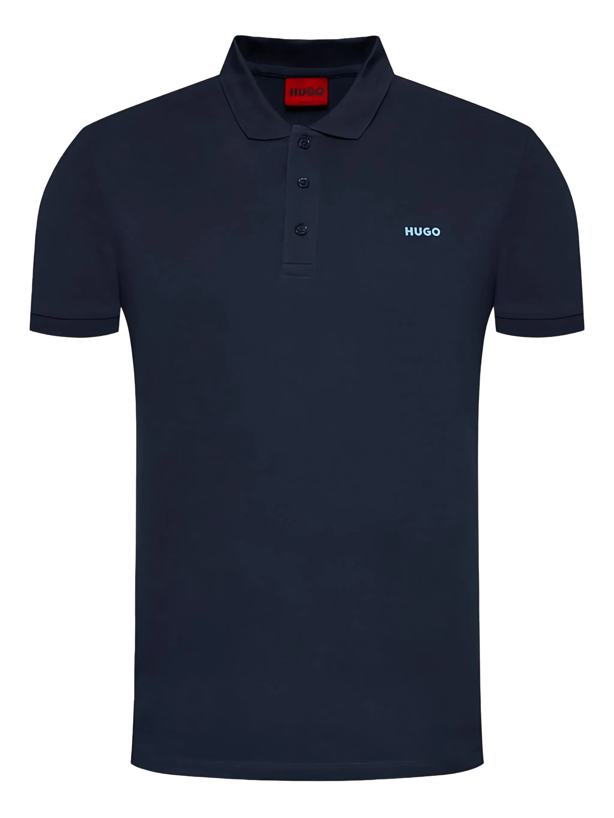 

Рубашка поло с логотипом Hugo, синий