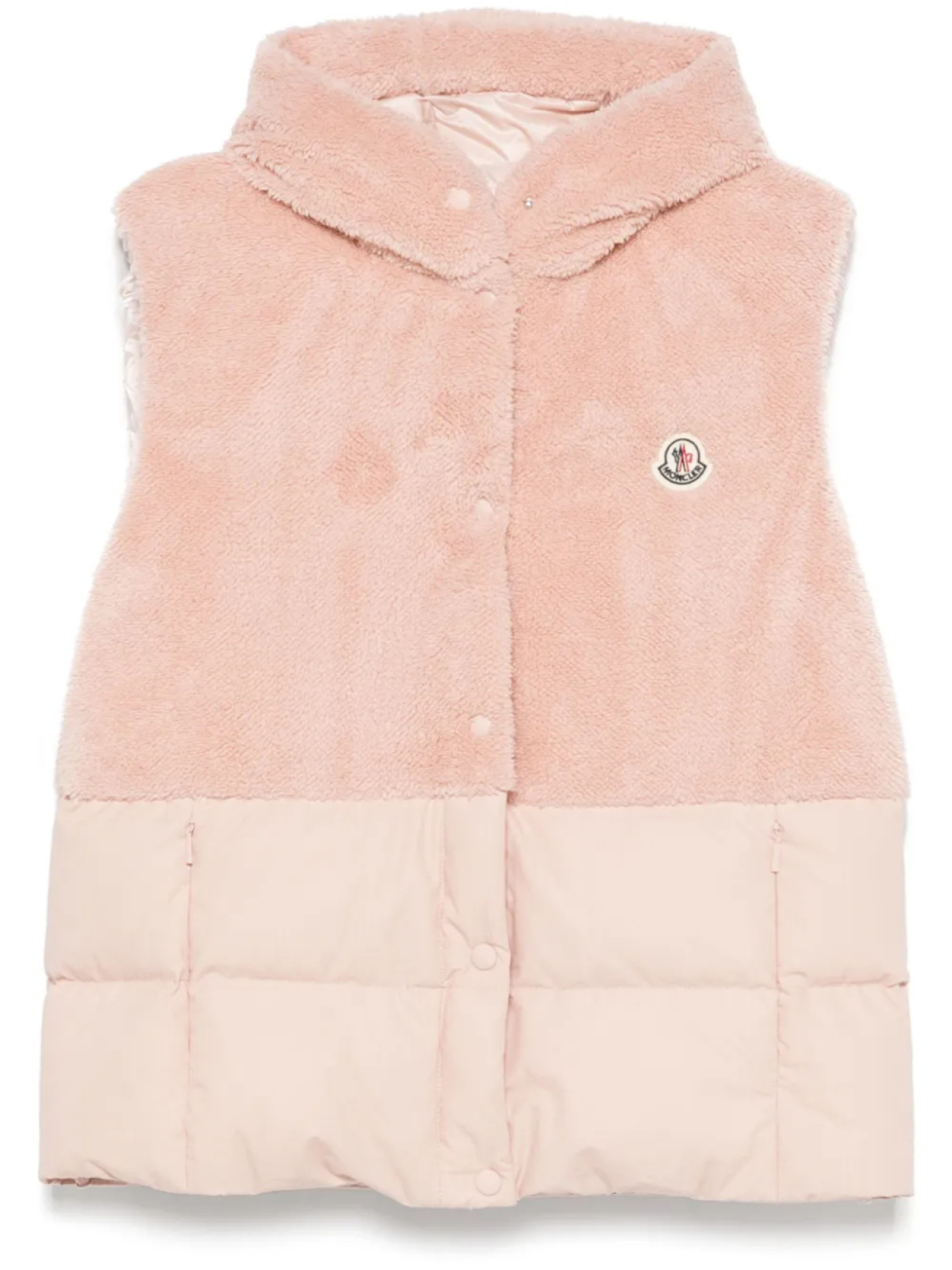 

Moncler Floy пуховик жилет, розовый
