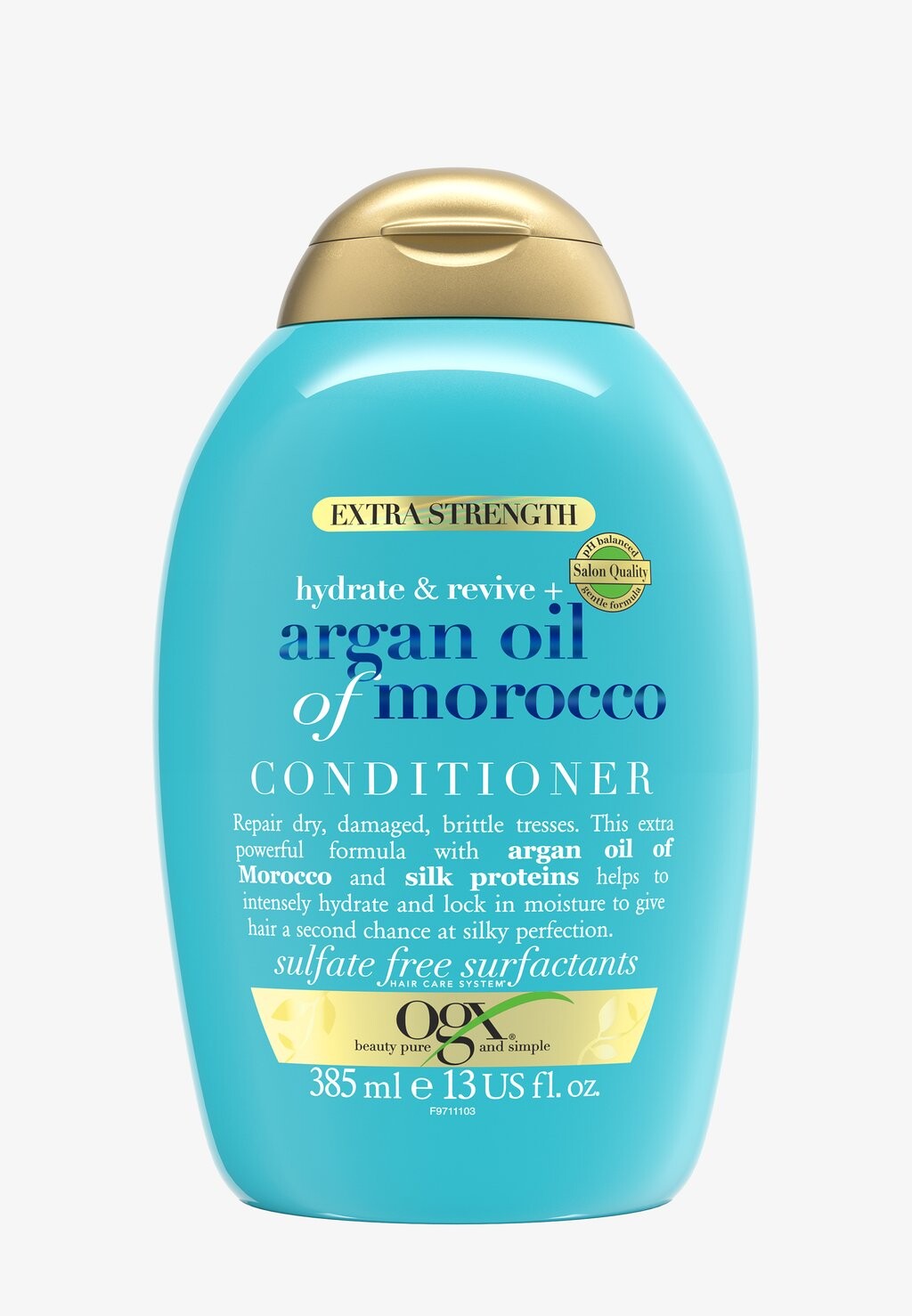 Кондиционер OGX HYDRATE + REVIVE ARGAN OIL OF MOROCCO EXTRA STRENGTH, CONDITIONER 13OZ 385ML ogx — фото 3