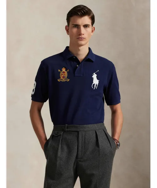 

Футболка поло Slim fit Polo Ralph Lauren, синий