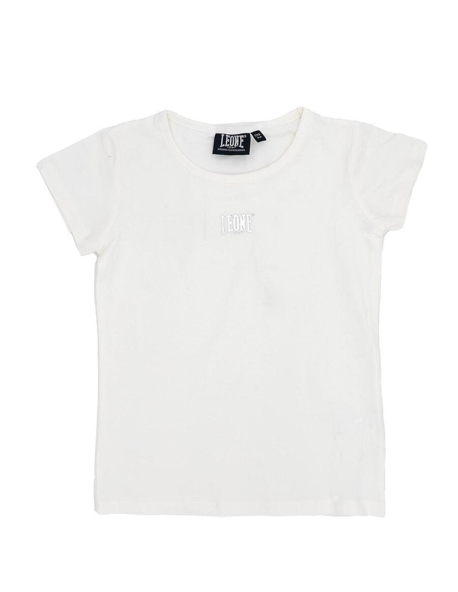 

LEONE 1947 APPAREL Футболка с короткими рукавами и фольгированным логотипом для маленьких девочек