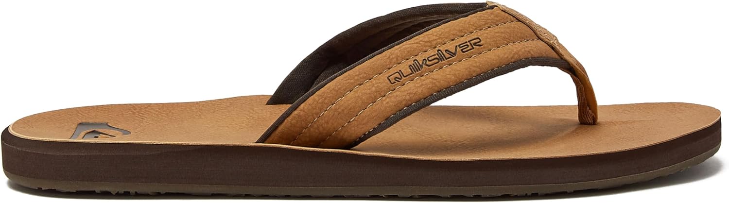 Мужские сандалии Quiksilver Carver из нубука с трехточечным креплением — фото 3