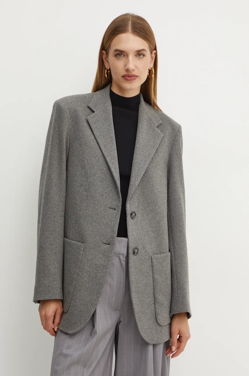 

Блейзер Weekend Max Mara, серый