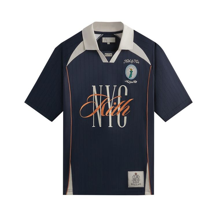 

Джерси Kith New York Edison Soccer Jersey Nocturnal, синий