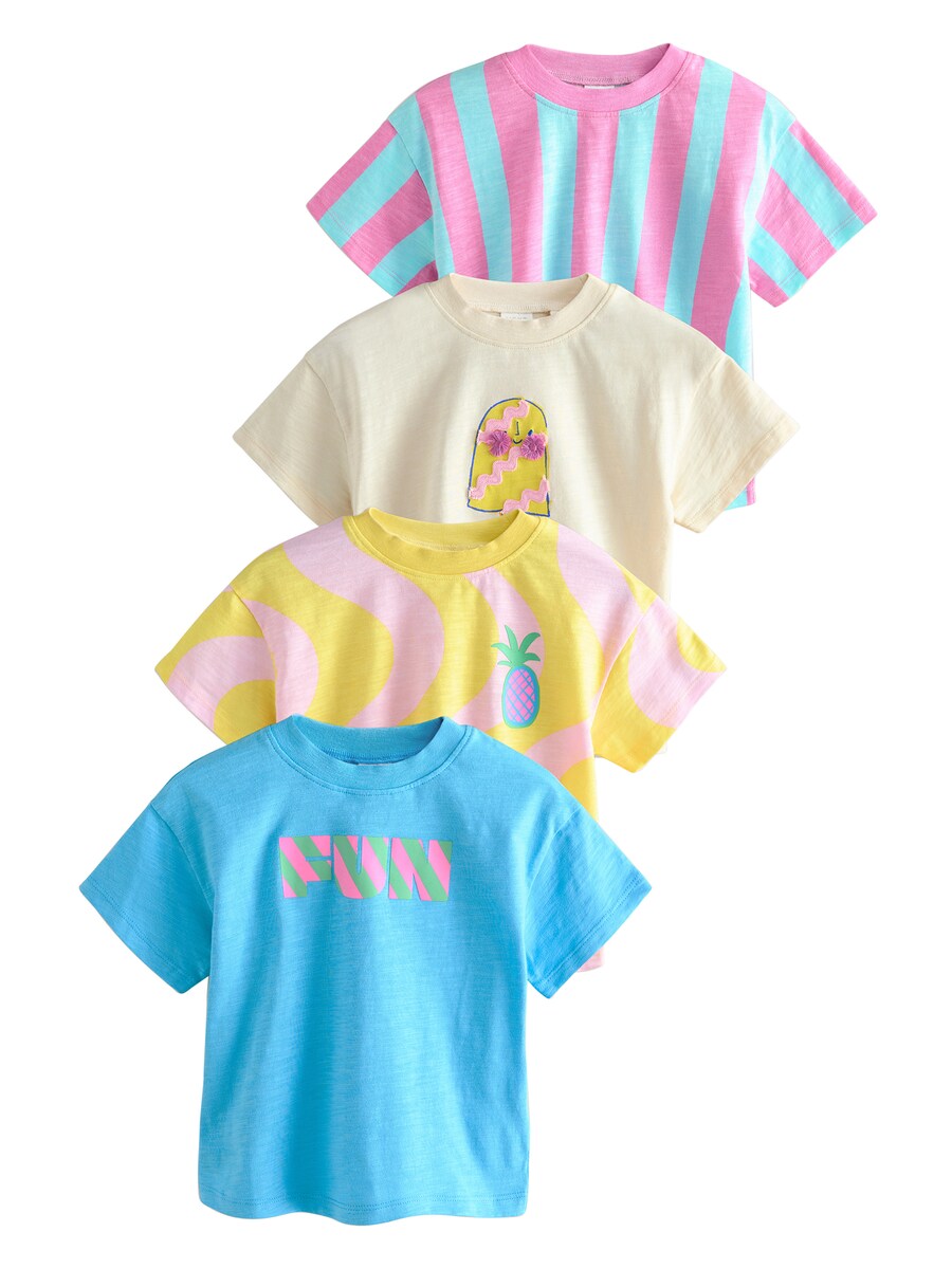 

Рубашка Next Icecream, цвет Beige/Blue/Yellow/Pink
