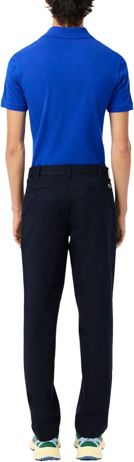 Lacoste мужские классические хлопковые чинос, Abysm Black — фото 3