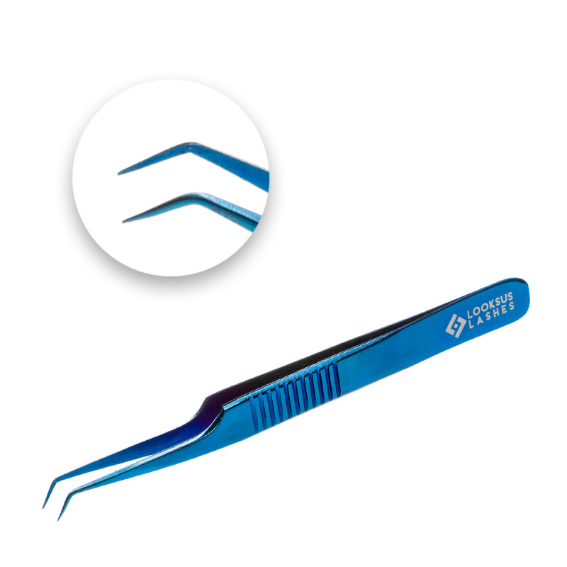 

Пинцет для ресниц Blue Plasma - 3 Looksus Lashes