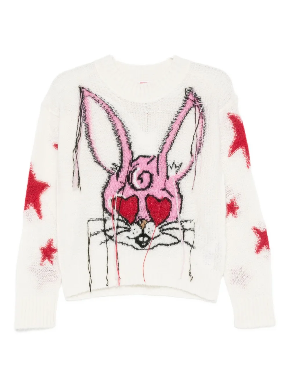 

Вязаный свитер с мультяшным рисунком Kenzo, нейтральный