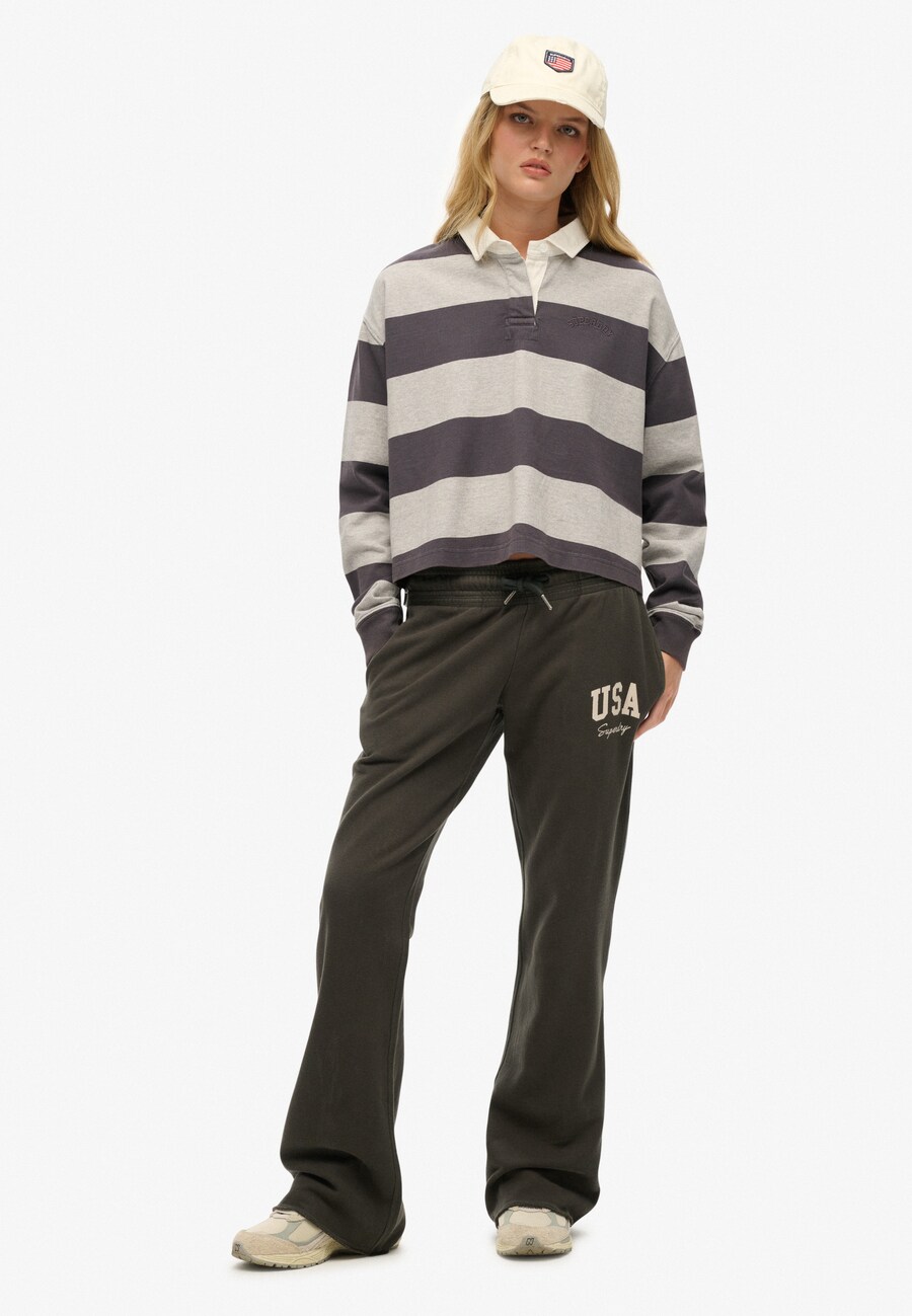 

Расклешенные брюки Superdry, цвет Anthracite/Dark grey