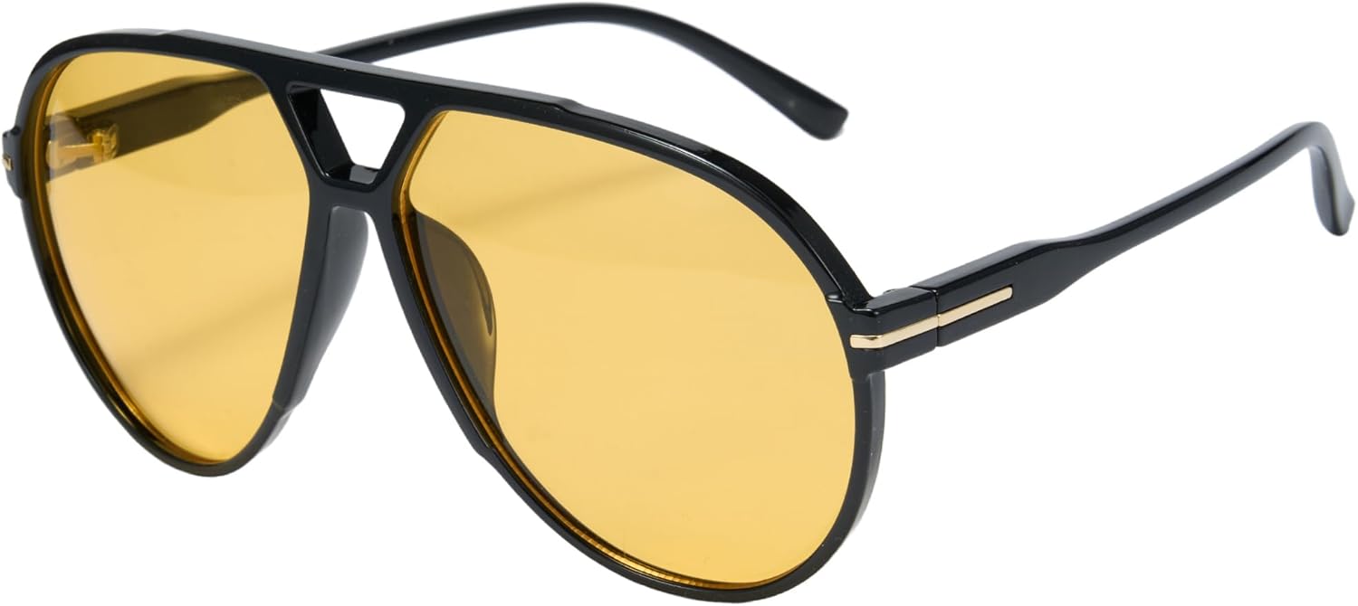 

Солнцезащитные очки-авиаторы Cyxus увеличенного размера для женщин и мужчин, классический винтаж 70-х, не спутываются, модель 1294, 01-oversized Aviator Sunglasses-yellow