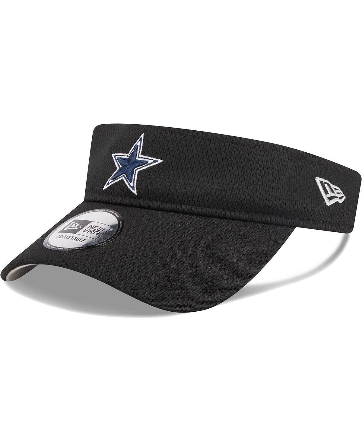 Мужские черные кроссовки Dallas Cowboys с регулируемым козырьком New Era — фото 2