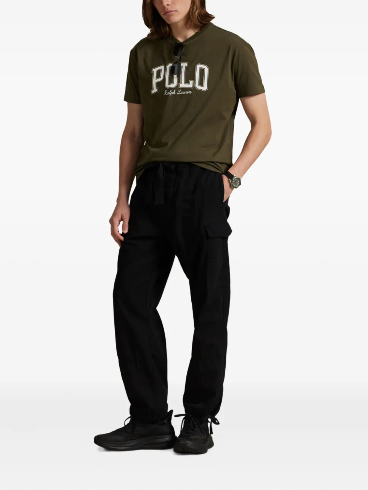 Polo Ralph Lauren футболка с логотипом, зеленый — фото 2