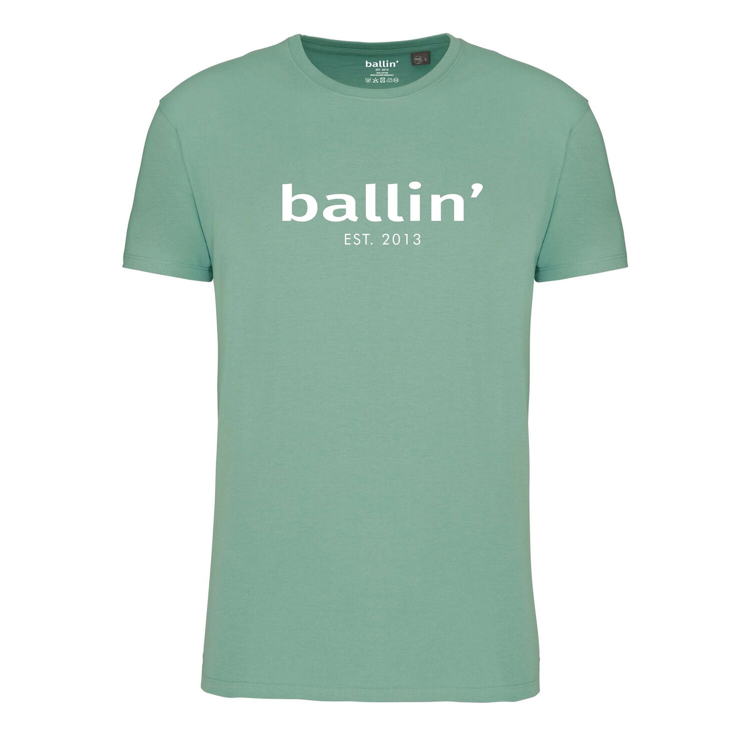 

Футболка est 2013 рубашка обычного кроя Ballin, зеленый
