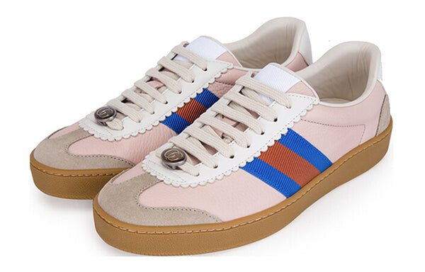 Кроссовки g74 web casual shoes 'pink blue' Gucci, розовый — фото 3