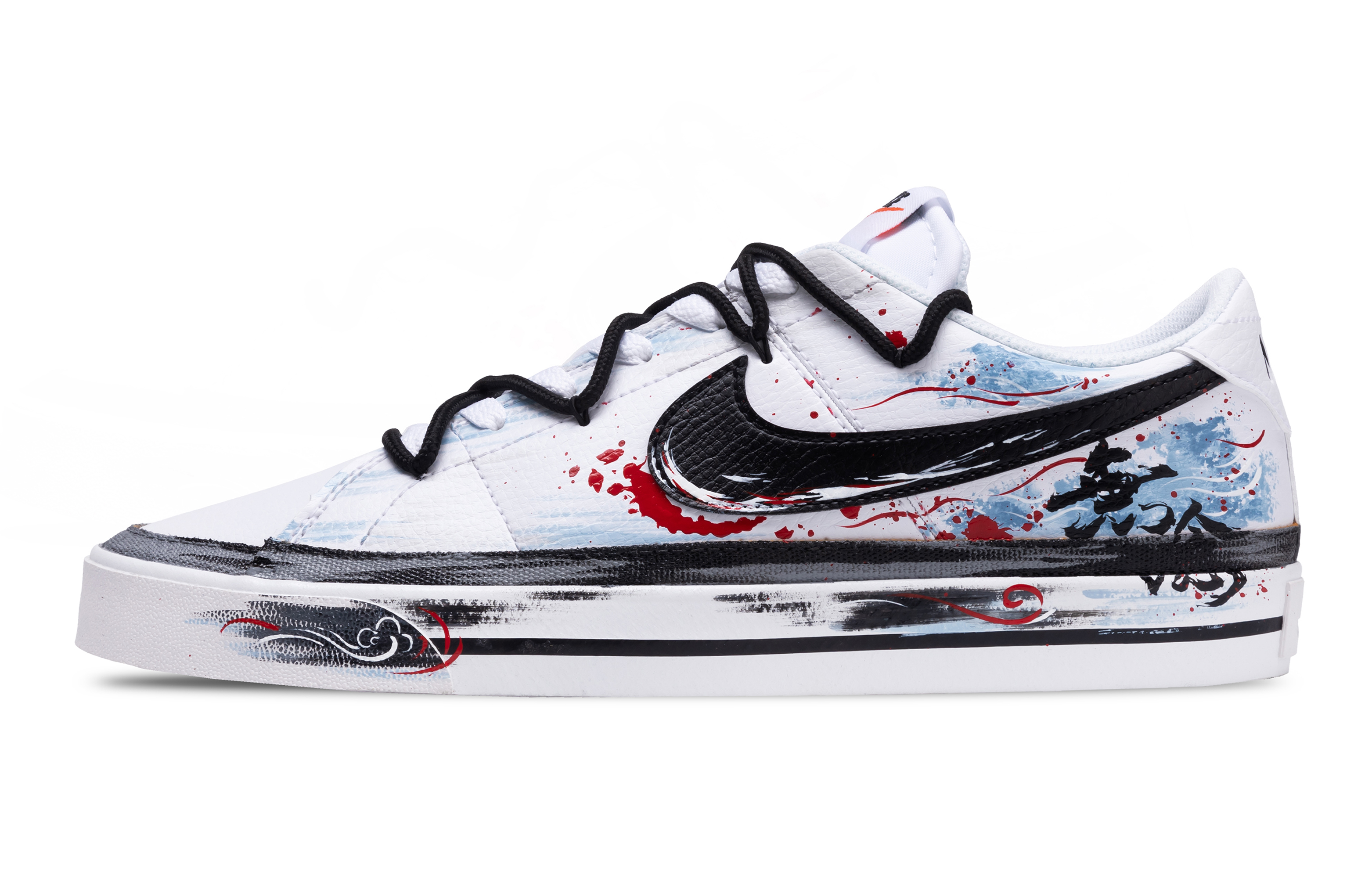 

Nike Кроссовки для скейтбординга Court Legacy, мужские, низкие, черные/синие/красные