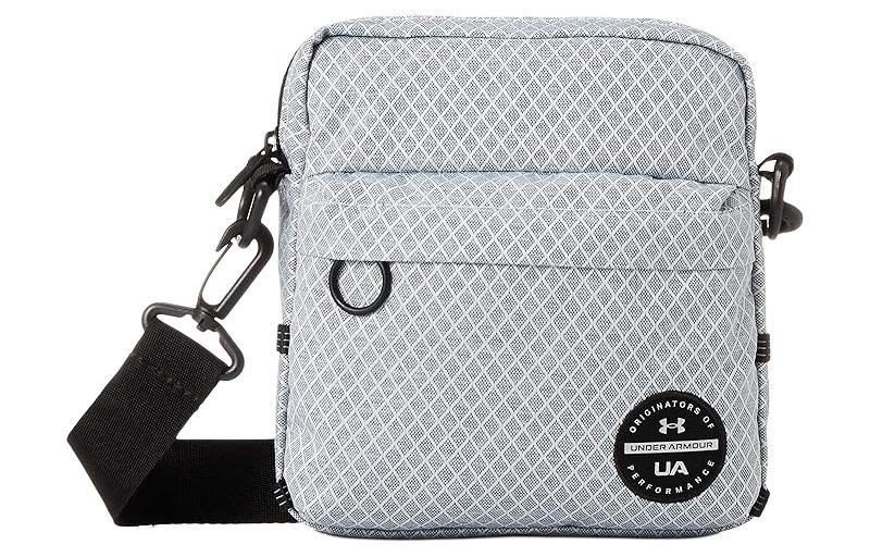 

Полиэстеровая поясная сумка, плечевая сумка, кроссбоди обычная унисекс серая Under Armour