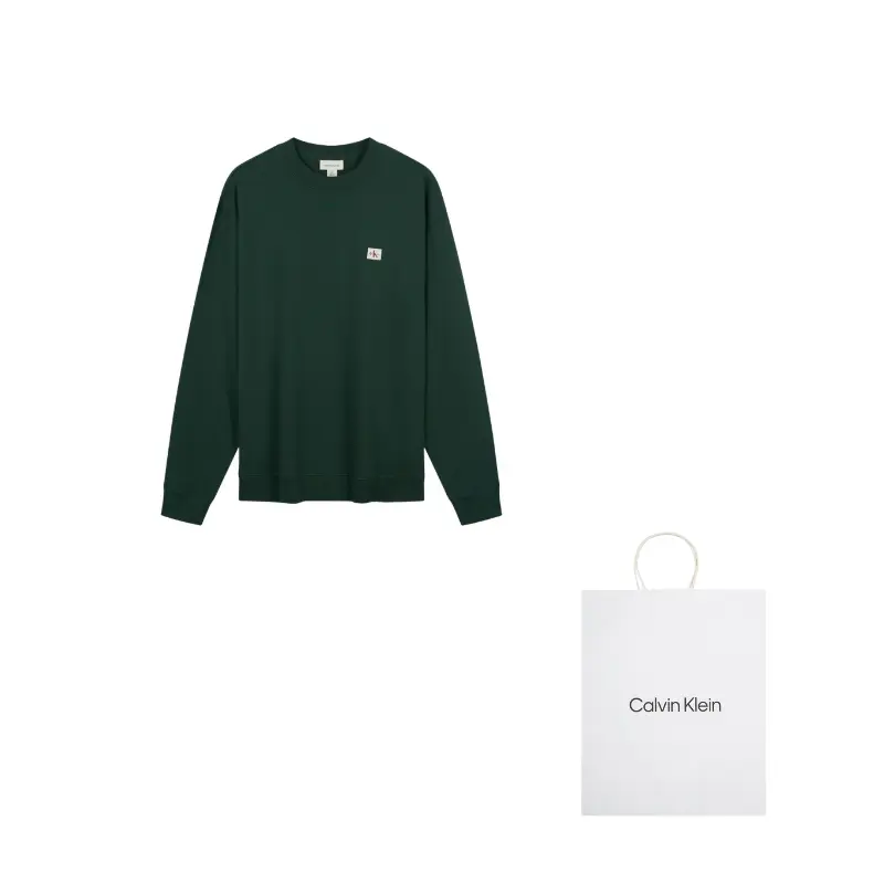 

Свитшот с логотипом на груди Calvin Klein, Llg-Wutong Color