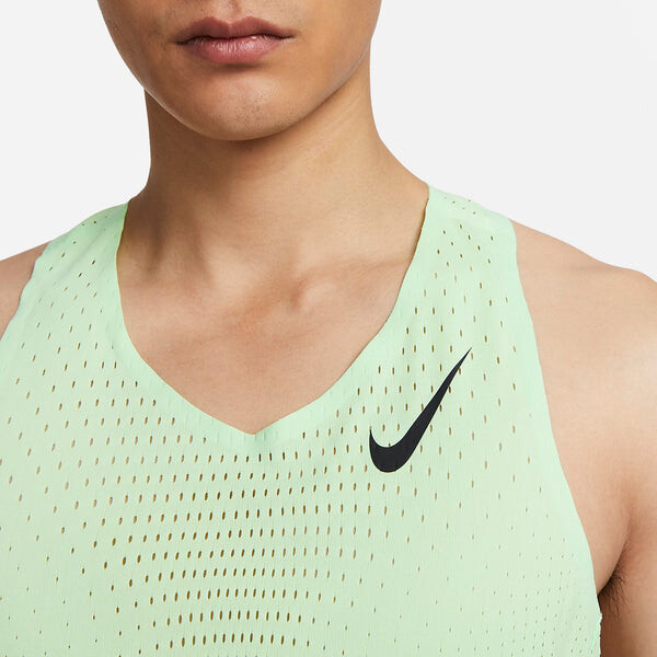 Жилеты aeroswift dri fit adv жилет для бега Nike, зеленый — фото 2