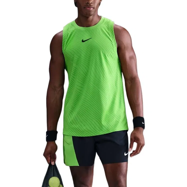 Топ теннисный Nike Court Slam Dri-FIT ADV зеленый