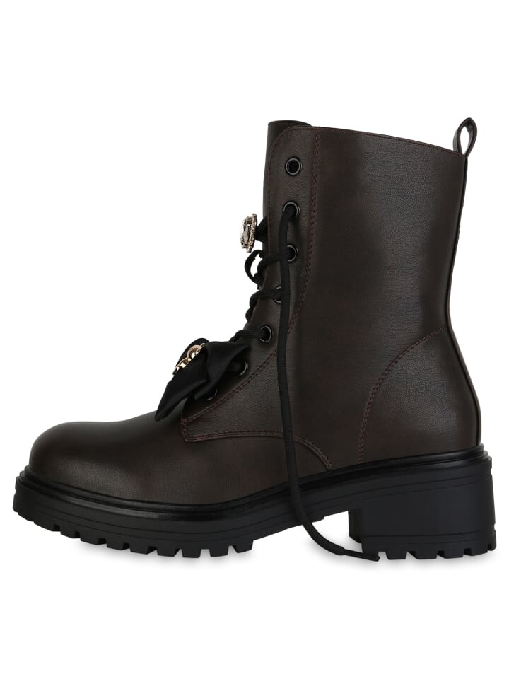 Ботильоны VAN HILL Schnürstiefeletten Ashley, коричневый — фото 2