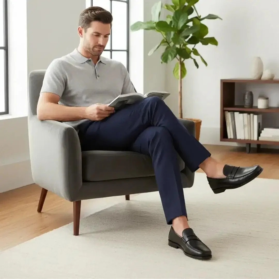 Лоферы мужские Dunes Penny Loafer, выбеленный дуб MILWAUKEE BOOT CO. — фото 2