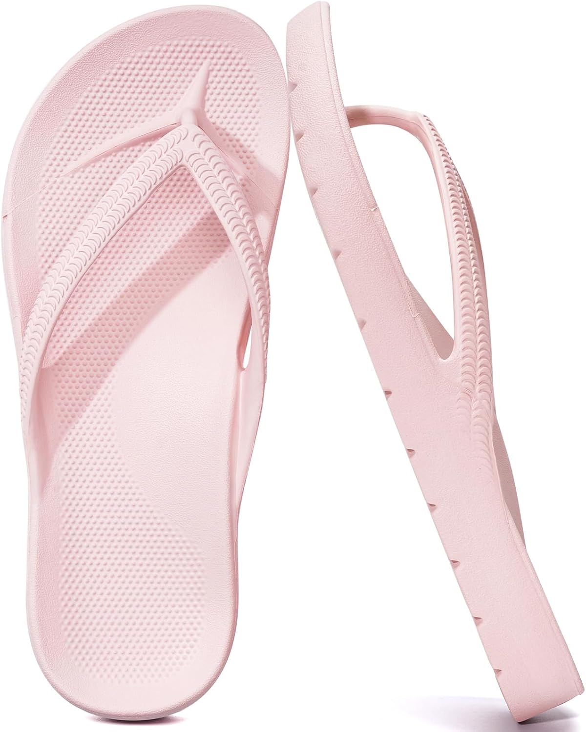 

Сланцы GETOEU для женщин и мужчин с поддержкой свода стопы, удобные сандалии для восстановления, нескользящие шлепанцы для душа, обувь для ходьбы, сандалии-вьетнамки, легкие и мягкие шлепанцы, розовый