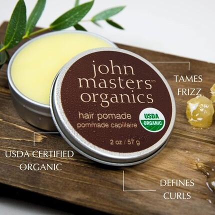 Jmo Hair Pomade Помада для укладки и увлажнения для мужчин и женщин, 57 грамм, John Masters Organics — фото 3