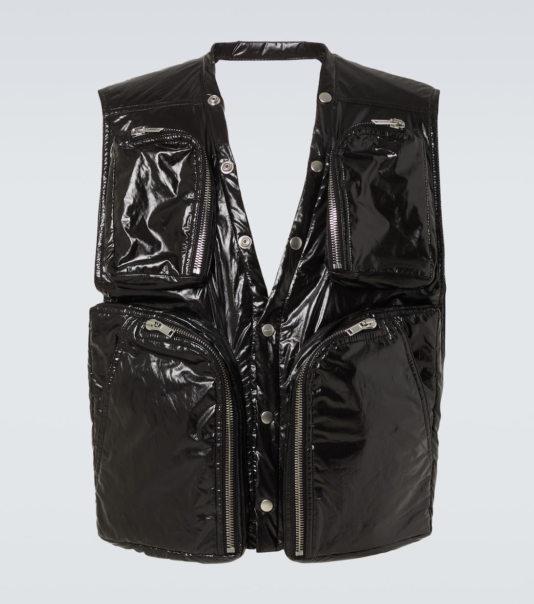 

Хлопковый жилет-карго Rick Owens, черный