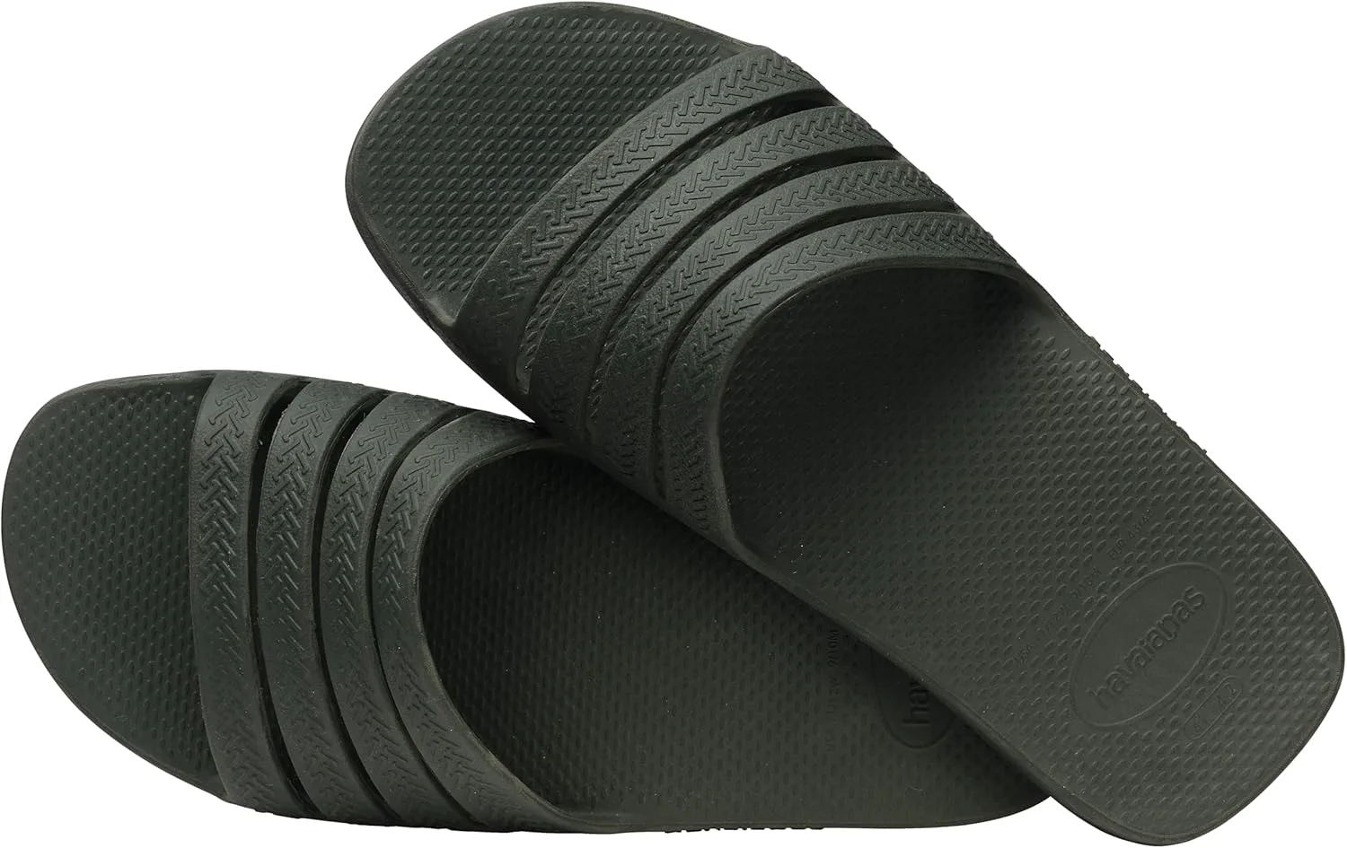 Мужские классические вьетнамки Havaianas, оливковый — фото 3