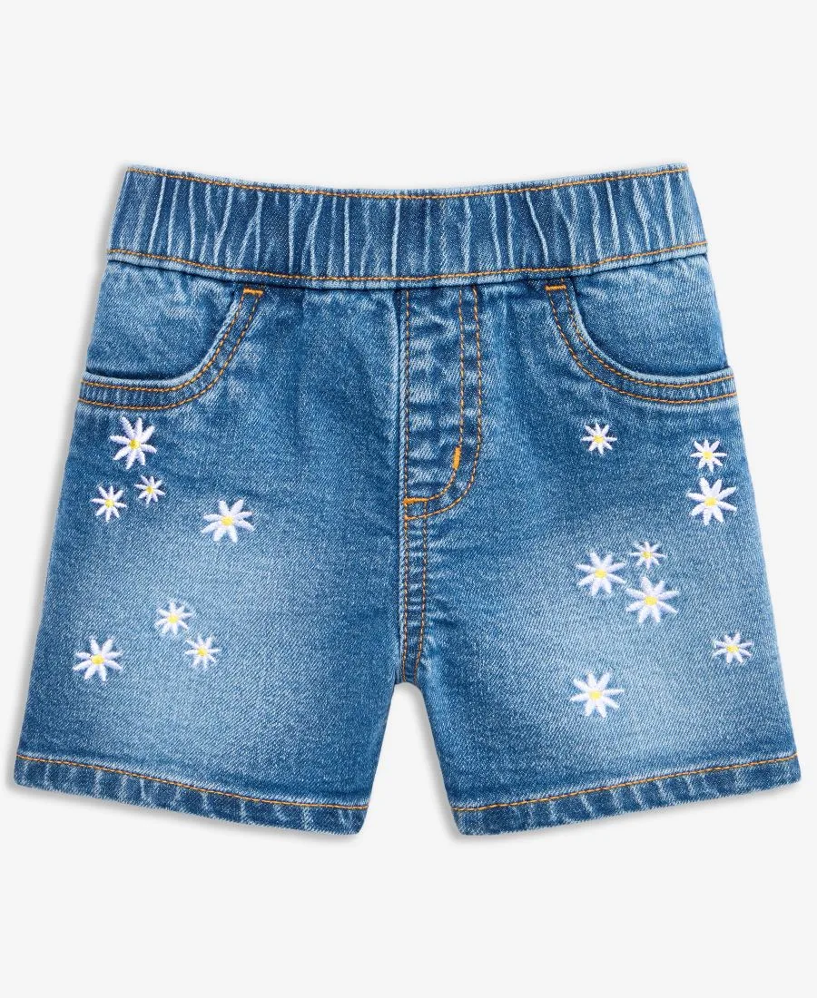 Детские шорты Daisy Pull-On Shorts для девочек 12 месяцев - 5 лет Epic Threads, Flora Wash — фото 3