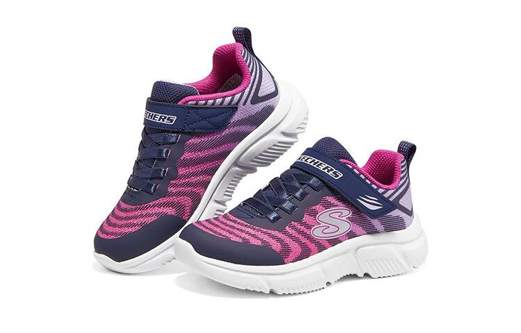 Кроссовки Skechers GO RUN Kids Lifestyle Shoes GS Low-top Pink/blue/white — фото 3