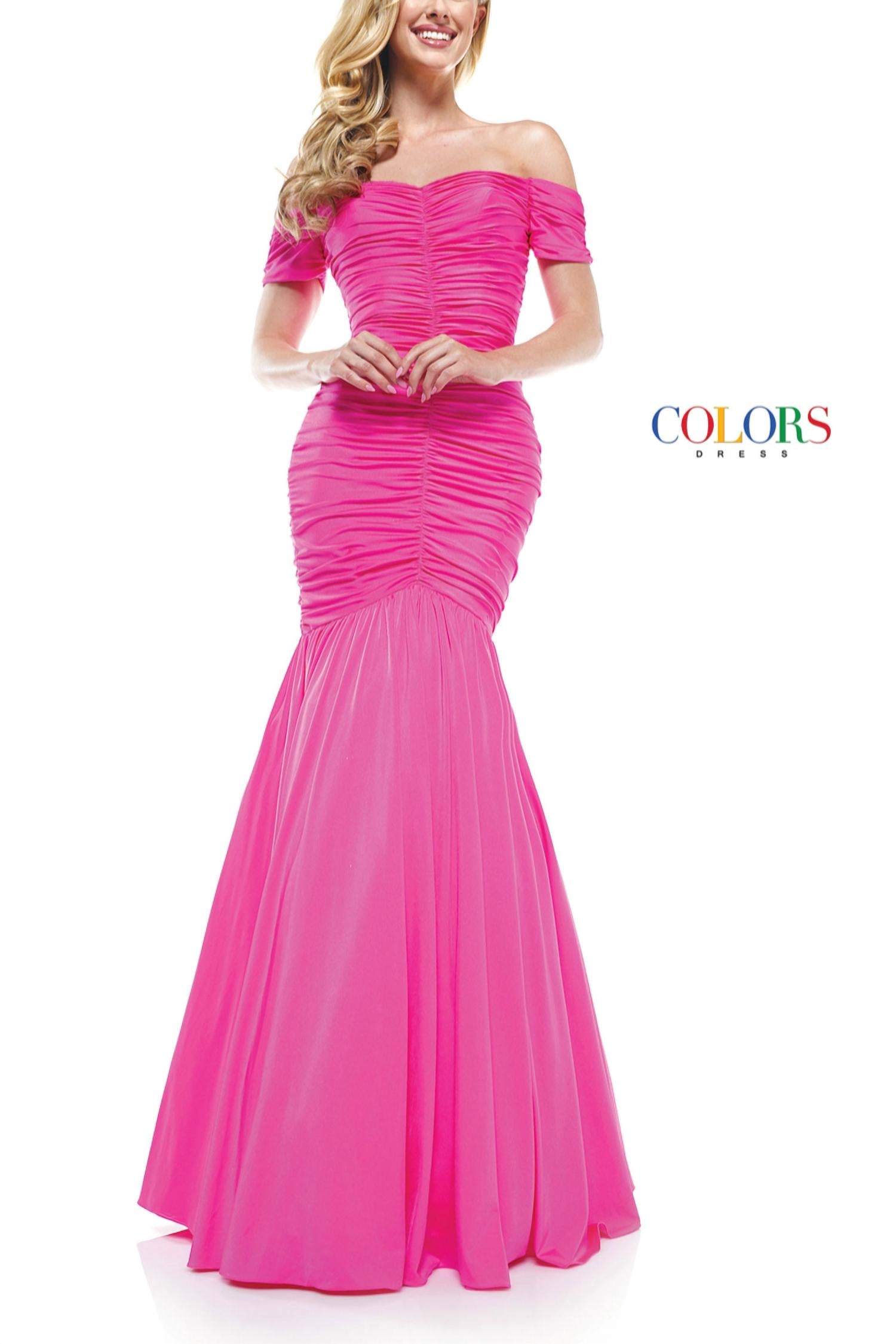 

Ярко-розовое платье COLORS DRESS