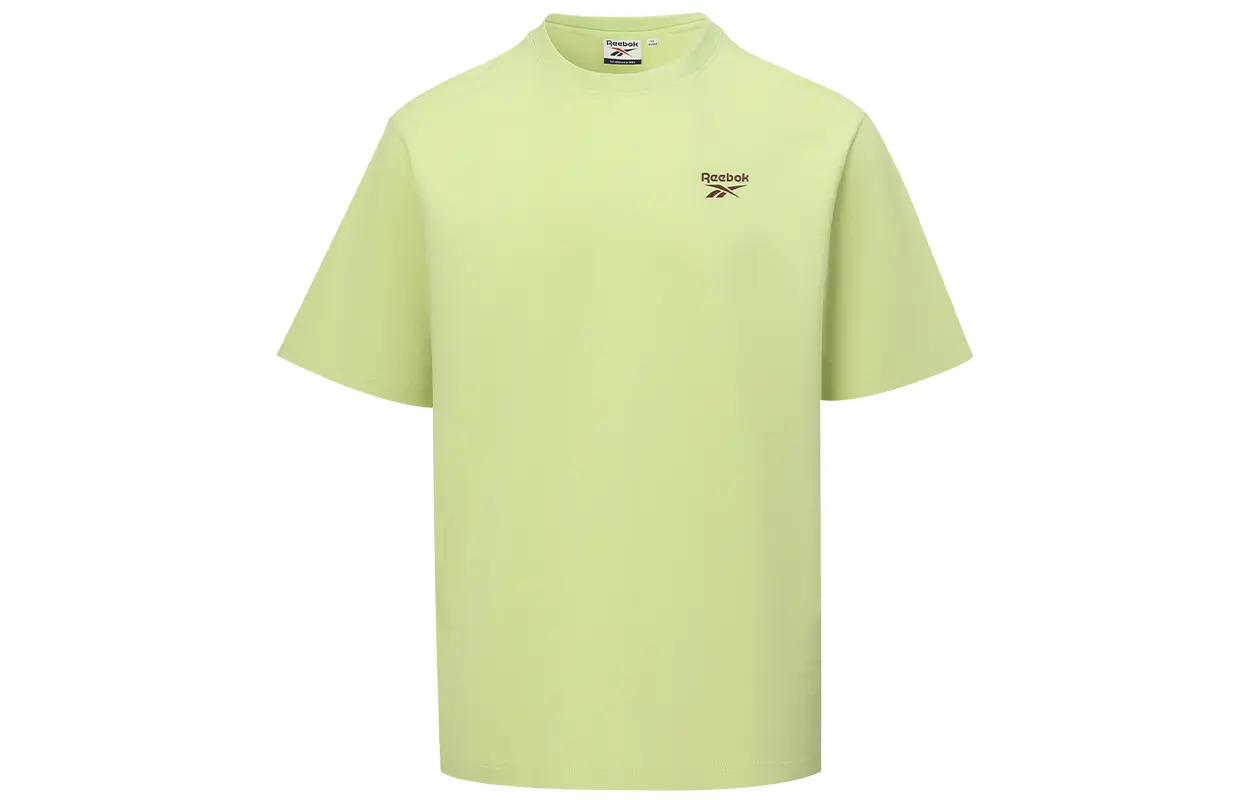 

Футболка унисекс лаймового цвета Reebok, зеленый