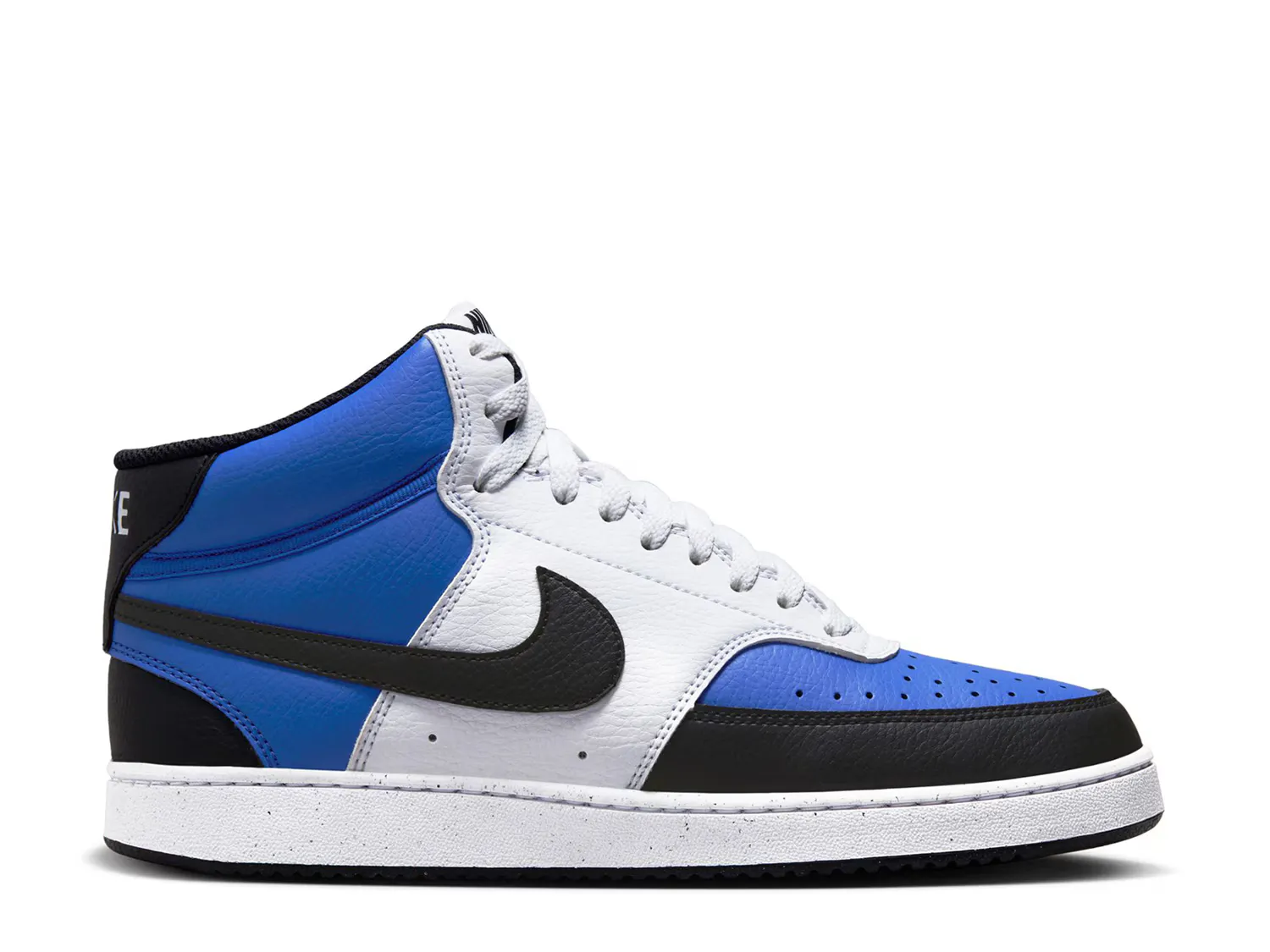 

Кроссовки Court Vision Mid Sneaker Nike, белый/синий