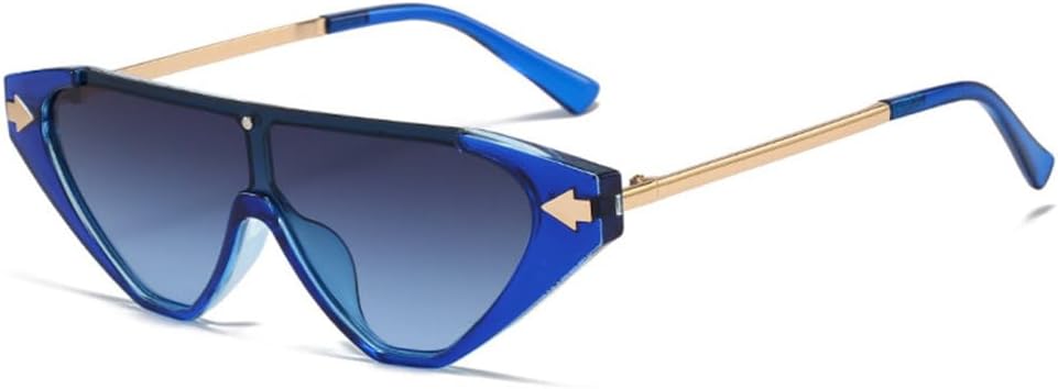 

Модные треугольные солнцезащитные очки 2027 года для мужчин и женщин, оправа из сплава и металла, линзы из поликарбоната и смолы, защита от ультрафиолета UV400 MTZJH, C3