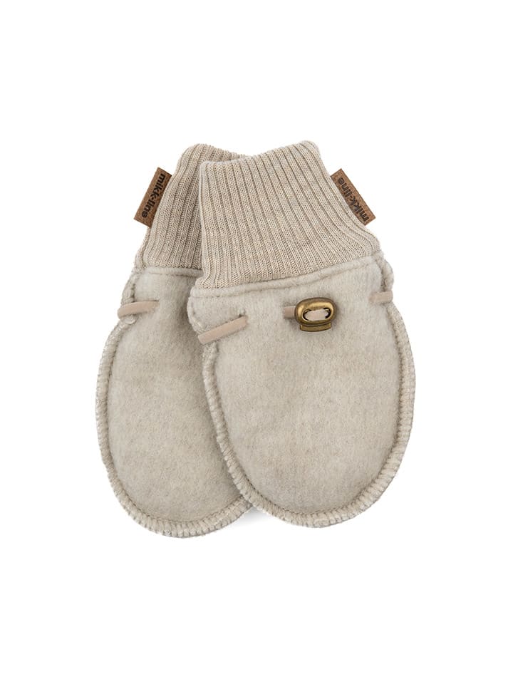 

Mikk-line Шерстяные варежки бежевого цвета