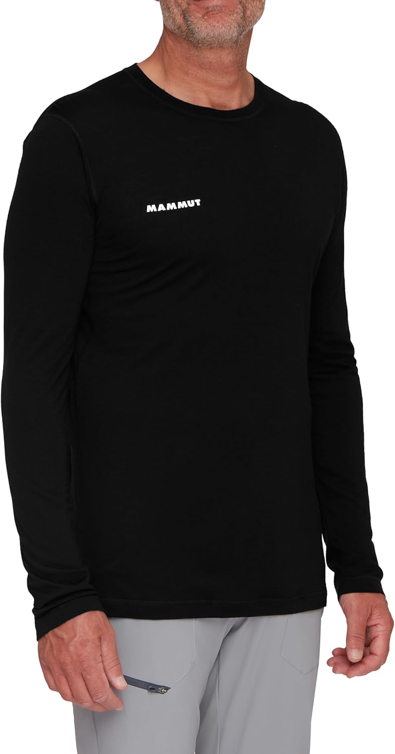 

Мужская футболка Mammut Tree Wool First Layer Long Sleeve Asian Fit Tree Wool FL Longsleeve AF (1016-01720), черный