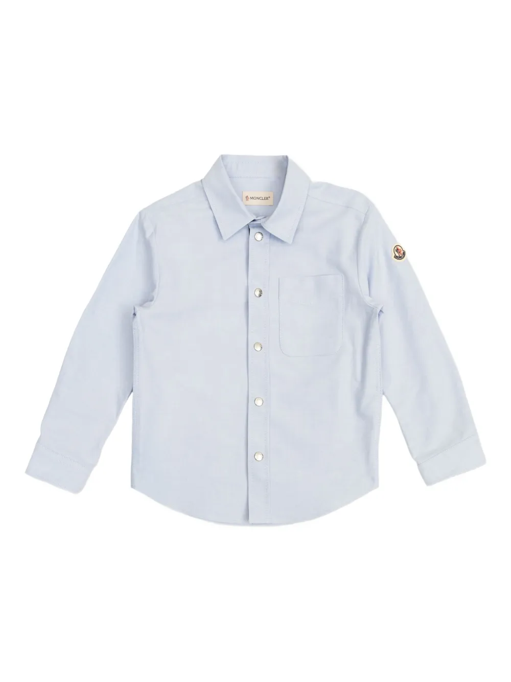

Рубашка с длинным рукавом Moncler Enfant, синий