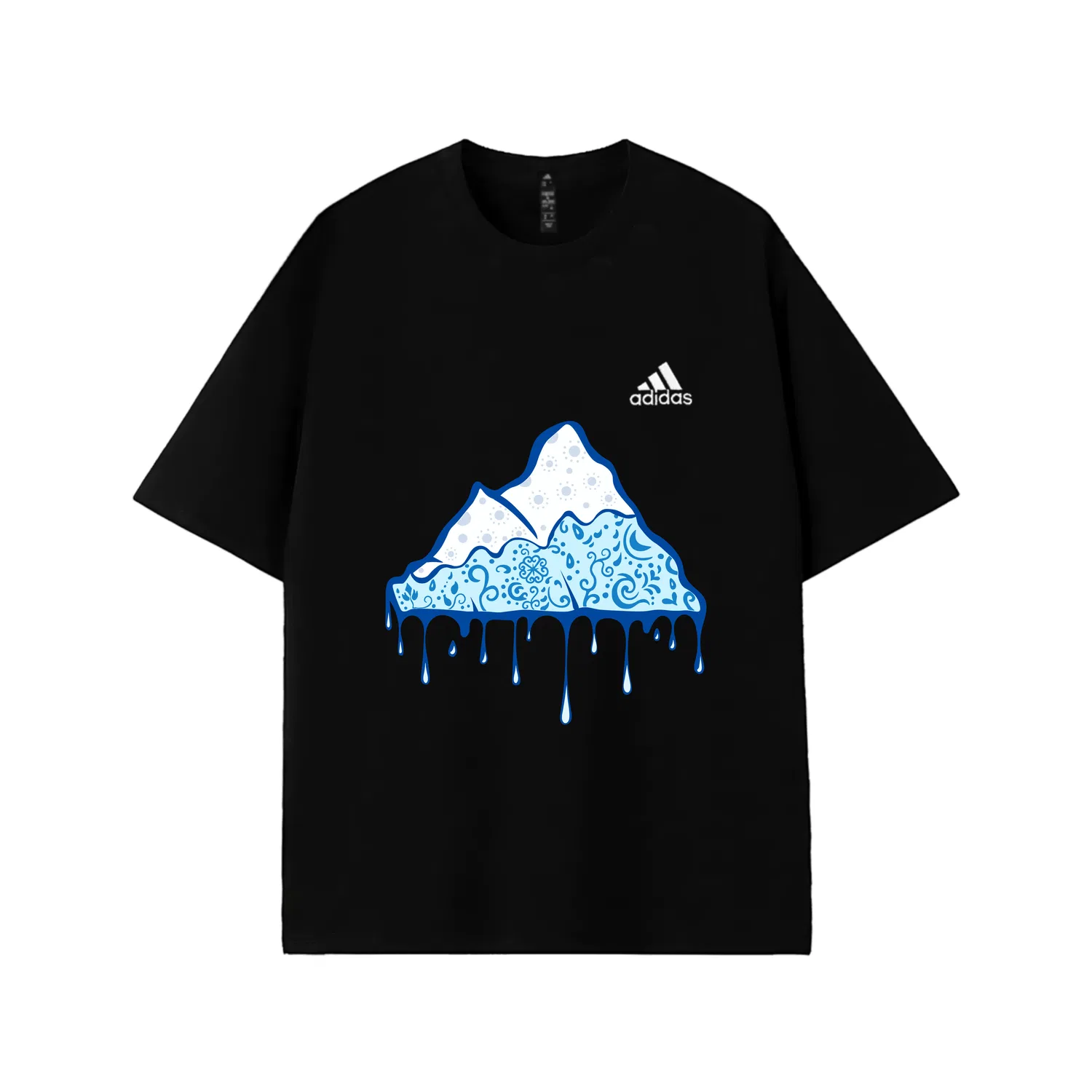 Футболка Adidas MUST HAVES Unisex сине-черная