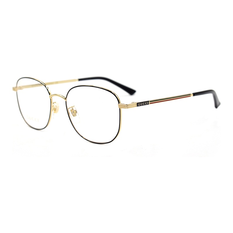 

GUCCI Очки с круглой оправой, Black Gold